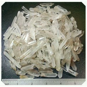 1/4 lb Natural Rough Quartz Crystal Points Raw Mineral Specimens 25-40 Stones